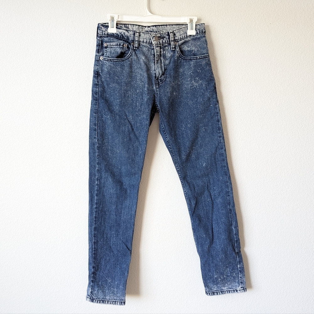 Mens Levi's 502 Acid Wash Jeans 28 X 30
